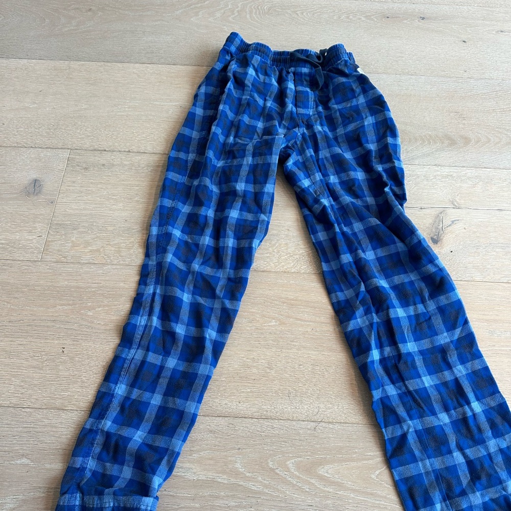 UGG Kids Blue Plaid Joggers